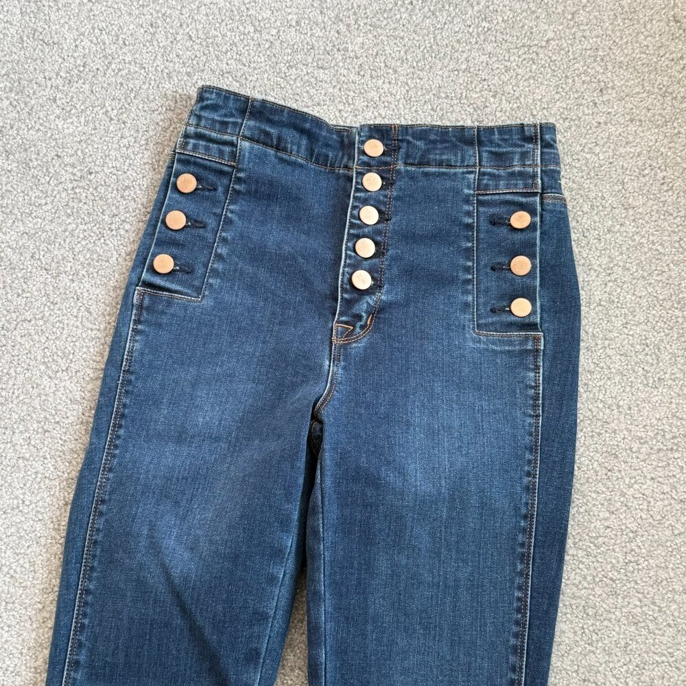/ J Brand Natasha Sky High Skinny Jean Stretch High Rise Sz 25    - 1A2672 - Picture 2 of 8